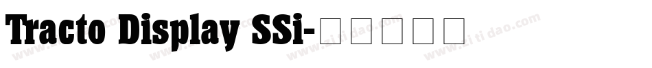 Tracto Display SSi字体转换